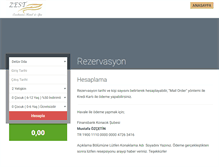 Tablet Screenshot of bodrumzesthotel.com